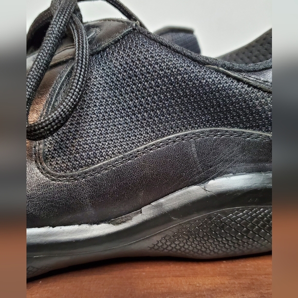 Prada Sneakers, Black, Size 11 - Picture 12 of 16